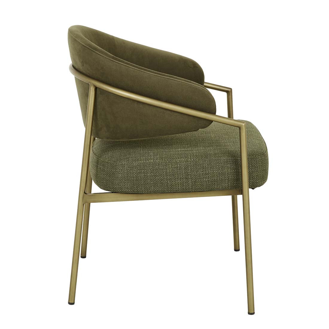 EDMUND DINING ARMCHAIR in Turtle Shell-Loden by GlobeWest at Darling & Domain