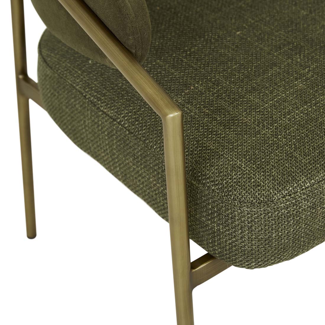 EDMUND DINING ARMCHAIR in Turtle Shell-Loden by GlobeWest at Darling & Domain
