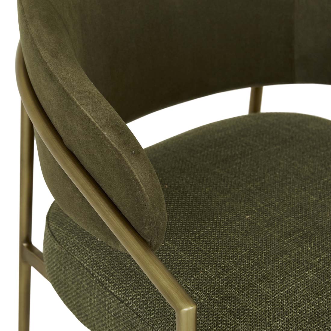 EDMUND DINING ARMCHAIR in Turtle Shell-Loden by GlobeWest at Darling & Domain