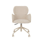 EDWIN OFFICE CHAIR in Almond Milk-Sandstone Pu by GlobeWest at Darling & Domain