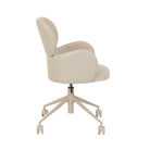 EDWIN OFFICE CHAIR in Almond Milk-Sandstone Pu by GlobeWest at Darling & Domain