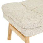 KIP OTTOMAN in White Bark - Natural Ash by GlobeWest at Darling & Domain
