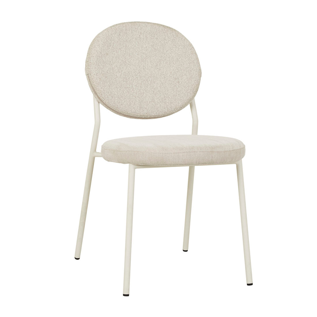 LAYLAH LOOP DINING CHAIR in Wheat-Almond Milk by GlobeWest at Darling & Domain