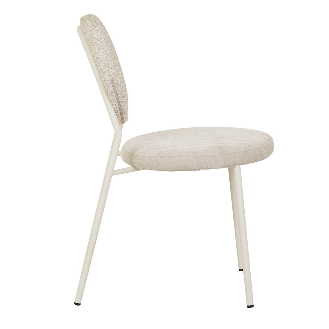 LAYLAH LOOP DINING CHAIR in Wheat-Almond Milk by GlobeWest at Darling & Domain