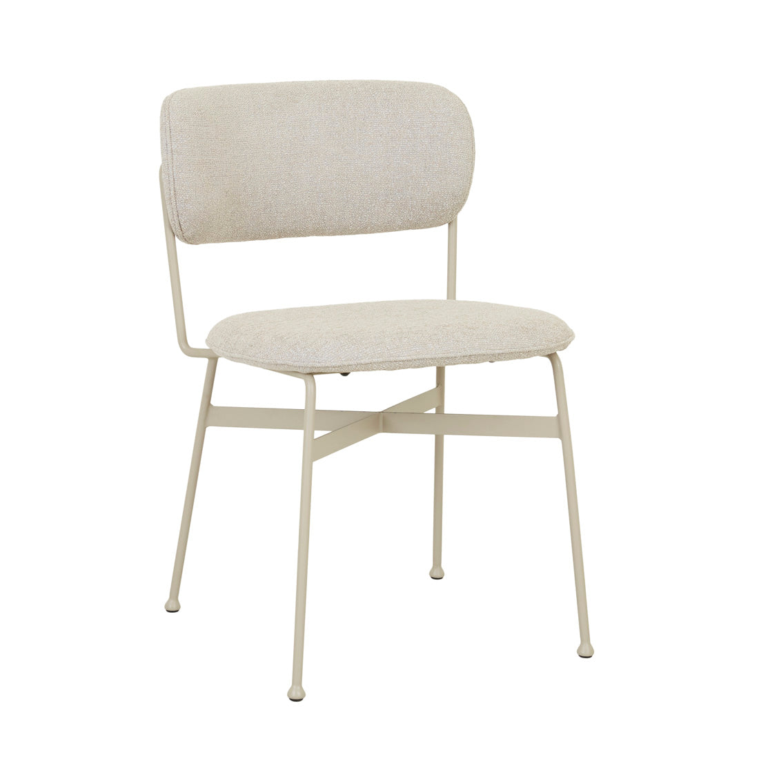PICCOLO DINING CHAIR in Feather Speckle-Matt Cashmere by GlobeWest at Darling & Domain