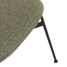 PICCOLO DINING CHAIR in Moss Tweed-Black Metal by GlobeWest at Darling & Domain