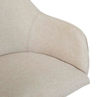 RILEY OFFICE CHAIR in Seashell-Vintage Tan PU by GlobeWest at Darling & Domain