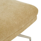 ROWAN OTTOMAN in Copeland Honey with Matt Cashmere Metal by GlobeWest at Darling & Domain