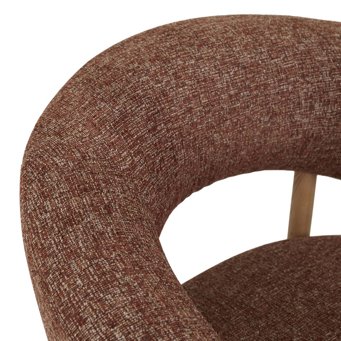 JENSON OCCASIONAL CHAIR in Cinnamon Speckle / Natural Ash by GlobeWest at Darling & Domain