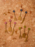 PETAL CHEESE KNIFE SET in Blue by Bonnie and Neil