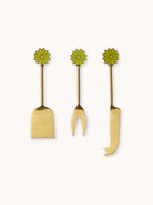 PETAL CHEESE KNIFE SET in Green by Bonnie and Neil