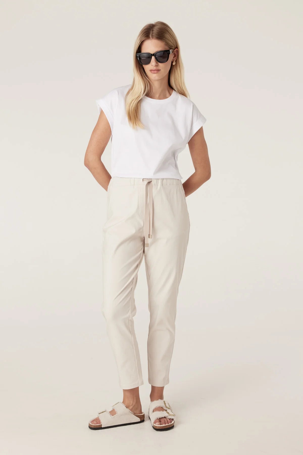 PIMA TEE | White - Darling & Domain