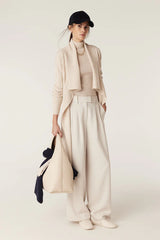 THE BEAUMONT MERINO CARDIGAN | Oatmeal