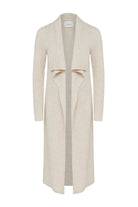 THE BEAUMONT MERINO CARDIGAN | Oatmeal - Darling & Domain