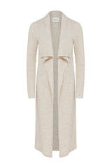 THE BEAUMONT MERINO CARDIGAN | Oatmeal