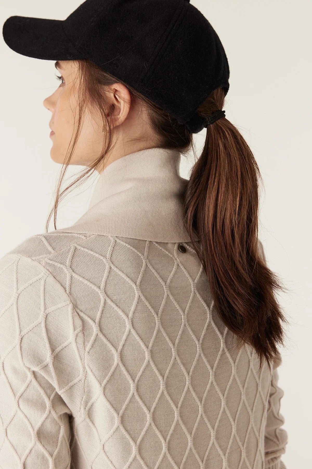 THE ELIZABETH MERINO CARDIGAN | Antique White - Darling & Domain