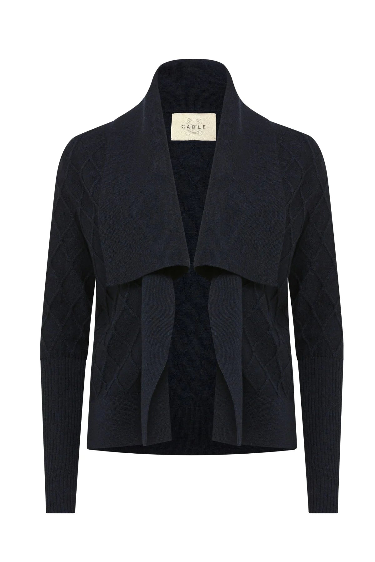 THE ELIZABETH MERINO CARDIGAN | Midnight Navy - Darling & Domain