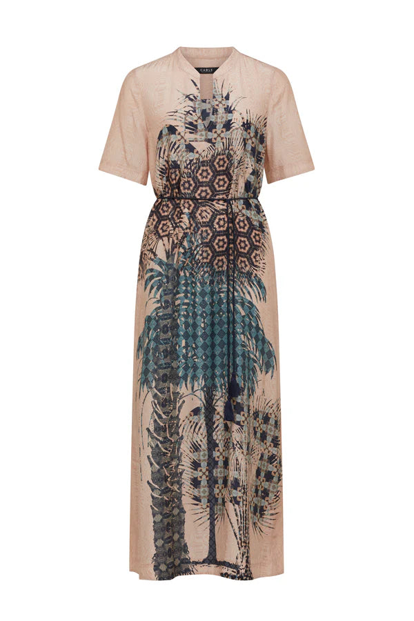 PINA KAFTAN DRESS in Sunset Print from Cable Melbourne