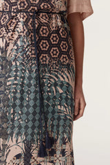 PINA KAFTAN DRESS in Sunset Print from Cable Melbourne