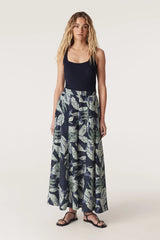 HAVANA WIDE LEG PANT in Navy Floral from Cable Melbourne