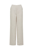 SAVANNAH LINEN PANT in Natural Stripe from Cable Melbourne