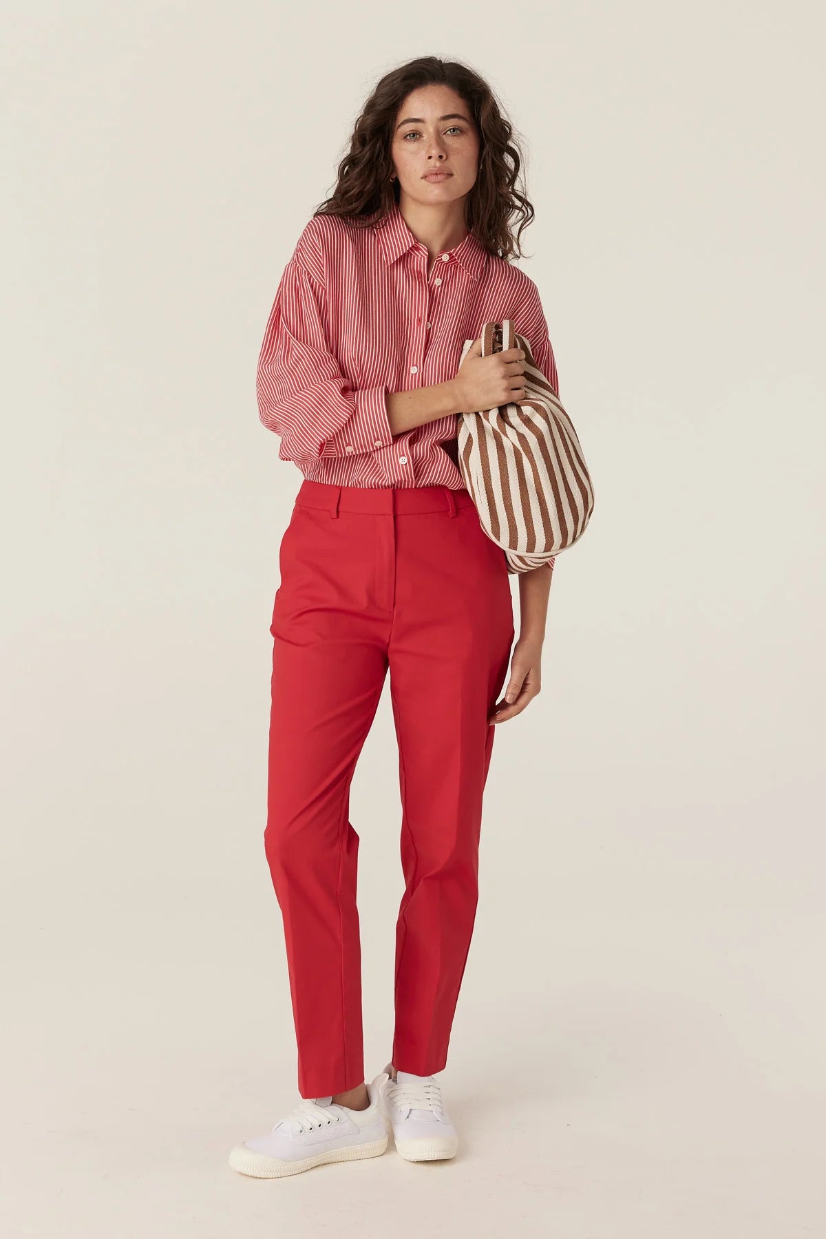 ALDO SATEEN PANT in Red from Cable Melbourne