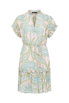HAVANA FRILL DRESS in Pastel Palm from Cable Melbourne
