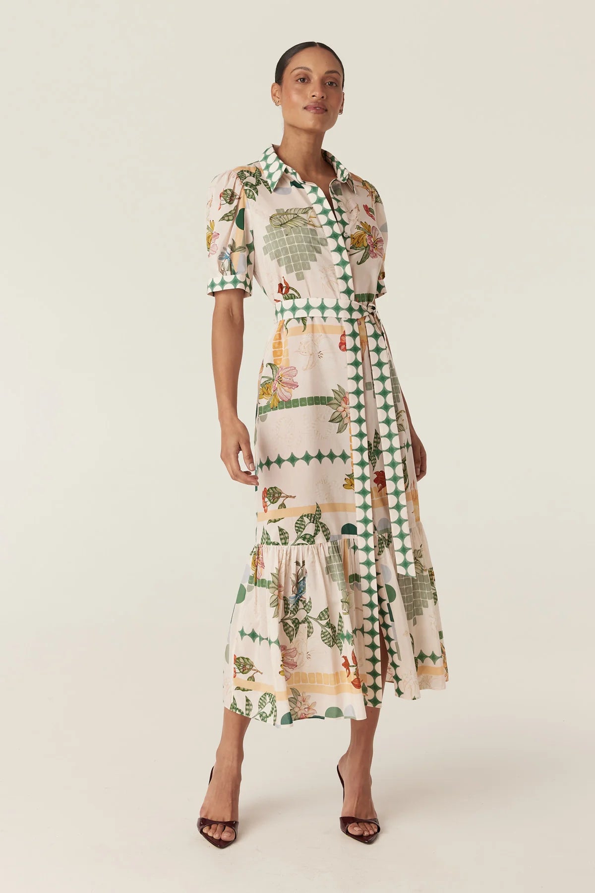 EVITA MAXI DRESS in Eden Print from Cable Melbourne