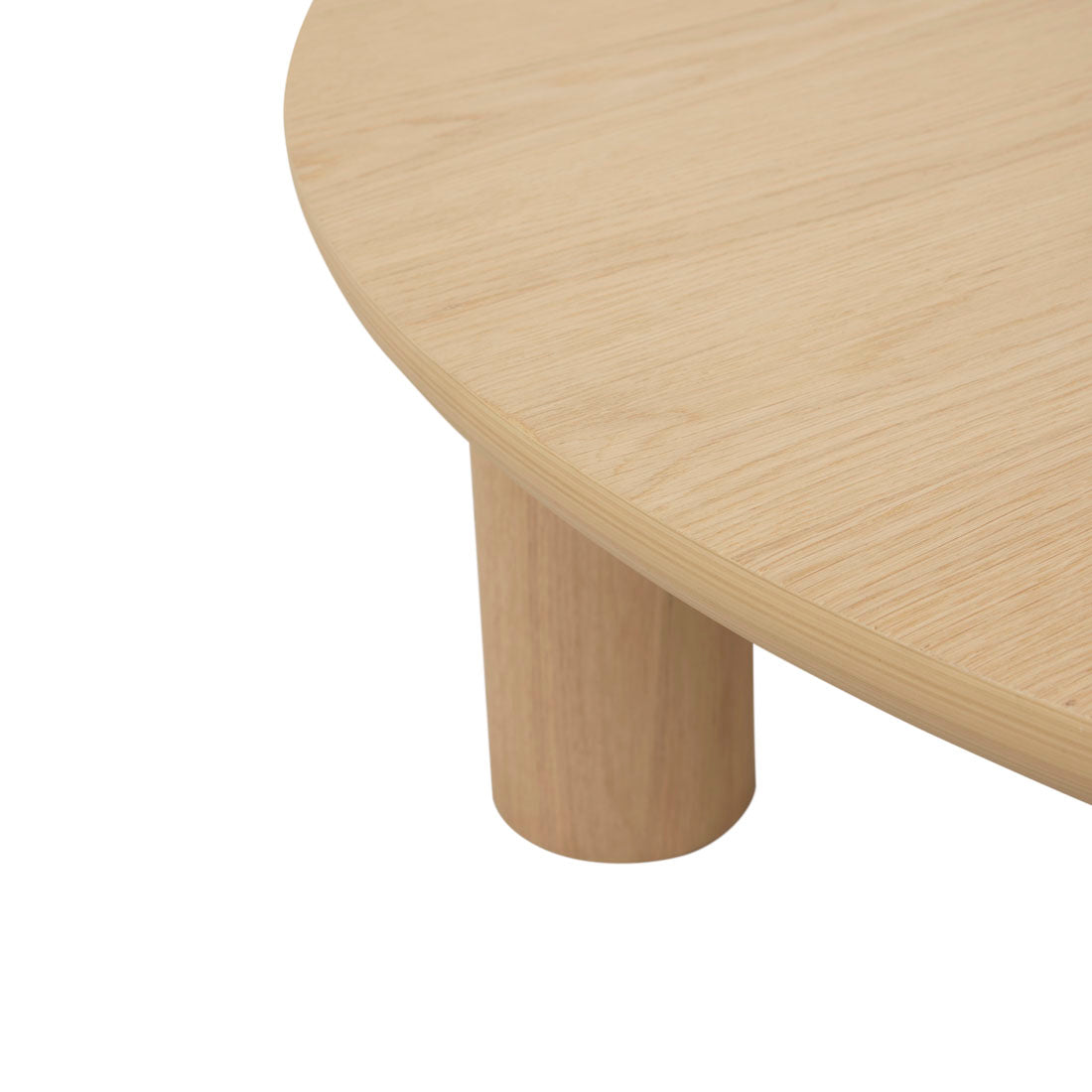 SEB ROUND COFFEE TABLE in OAK by GlobeWest at Darling & Domain