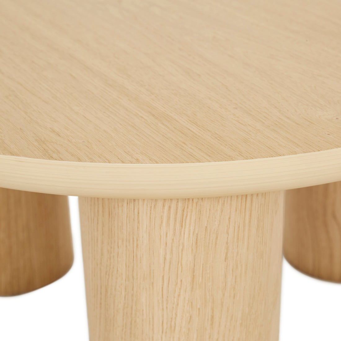 SEB ROUND COFFEE TABLE in OAK by GlobeWest at Darling & Domain