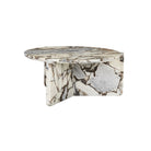 VENUS REVOLVE COFFEE TABLE in SATIN OCEAN MARBLE by GlobeWest at Darling & Domain