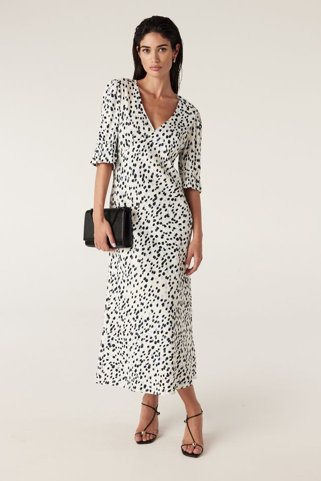 HAZE DRESS | Shadow Spot Print