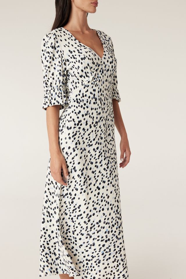 HAZE DRESS | Shadow Spot Print