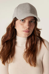 WOOL CASHMERE CAP | Grey Marle