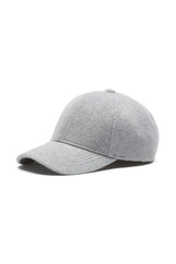 WOOL CASHMERE CAP | Grey Marle