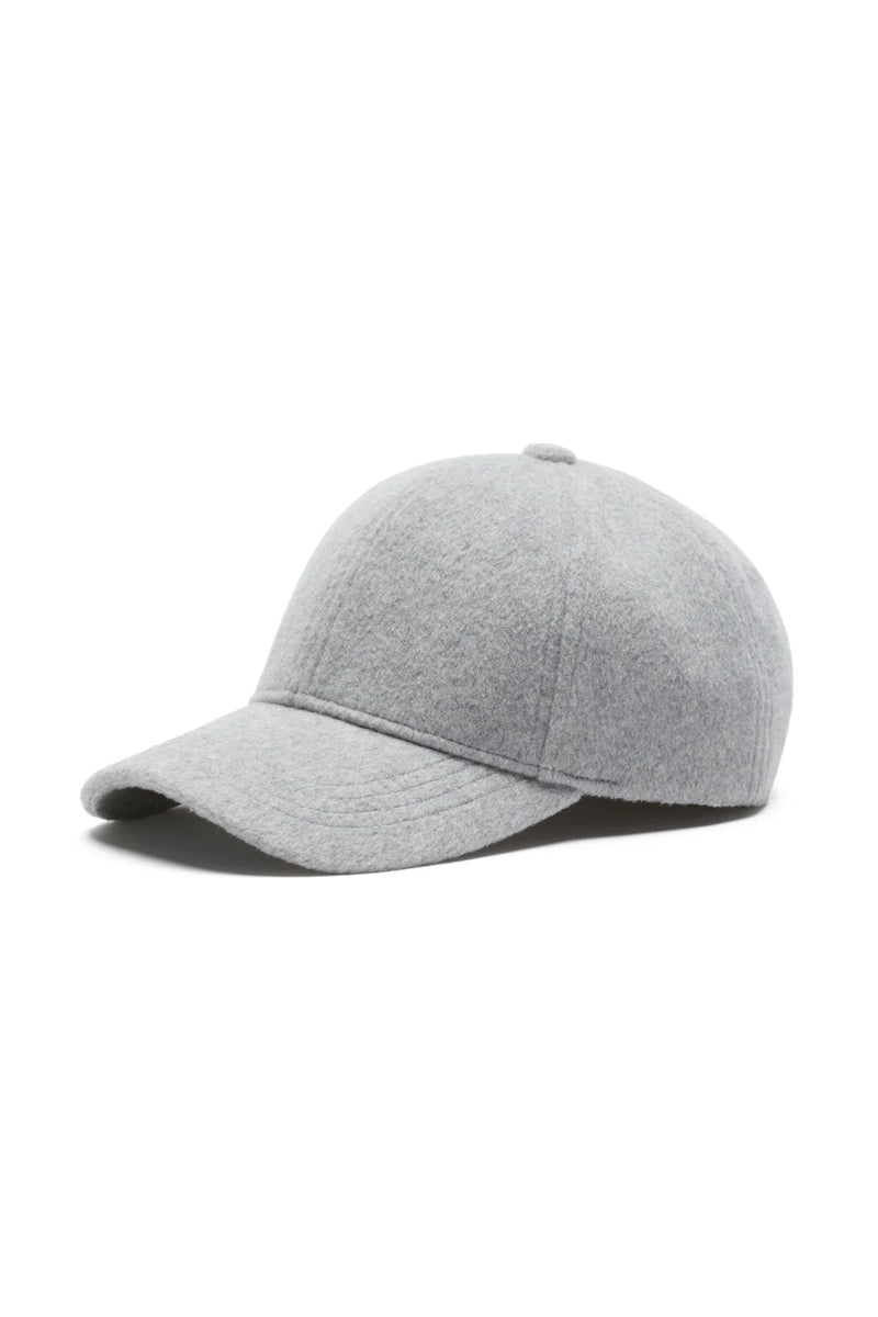 WOOL CASHMERE CAP | Grey Marle