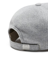 WOOL CASHMERE CAP | Grey Marle