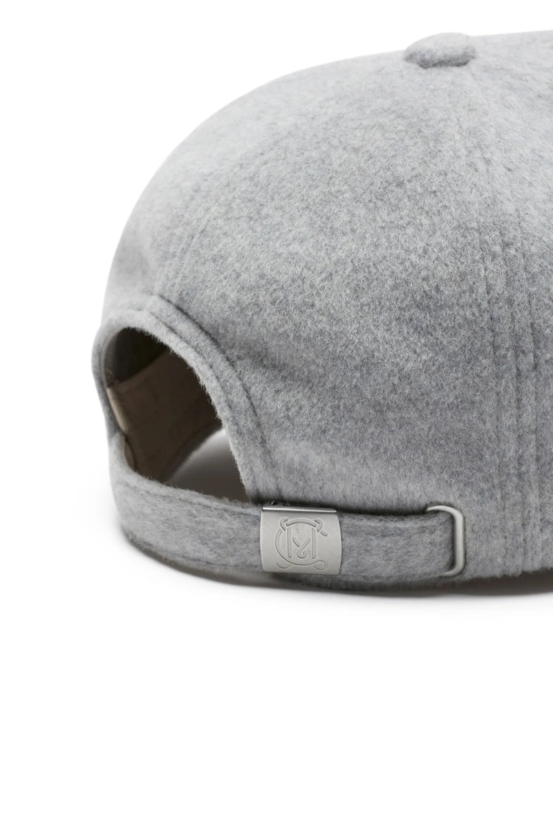 WOOL CASHMERE CAP | Grey Marle