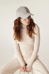 WOOL CASHMERE CAP | Grey Marle