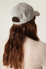 WOOL CASHMERE CAP | Grey Marle