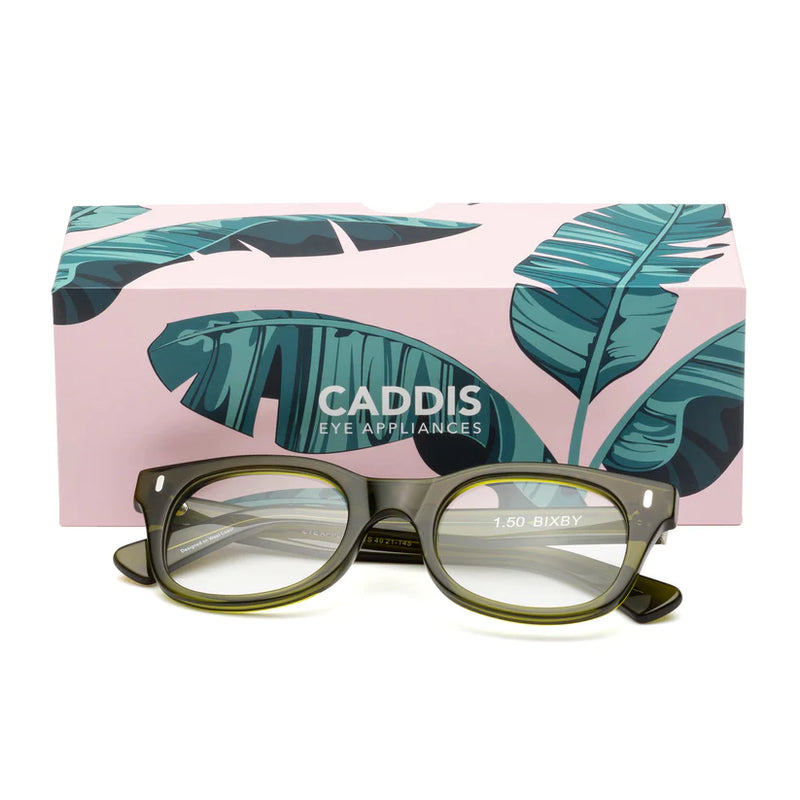 CADDIS READERS BIXBY in Heritage Green from Caddis Eye Appliances
