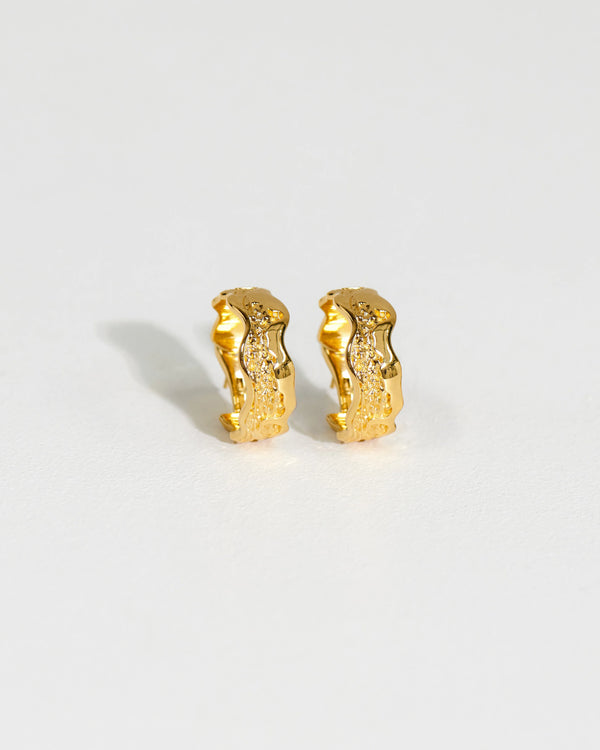 ODYSSEY HOOP EARRINGS in Gold by Ornate the Label