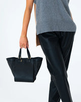 CARNEGIE TOTE in Black Weave by Elms and King