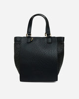 CARNEGIE TOTE in Black Weave by Elms and King