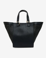 CARNEGIE TOTE in Black Weave by Elms and King