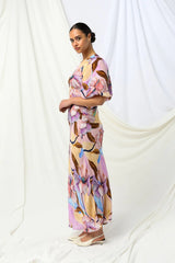 Cassidy Maxi Dress in Wild Solstice by Kachel