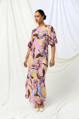 Cassidy Maxi Dress in Wild Solstice by Kachel