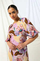 Cassidy Maxi Dress in Wild Solstice by Kachel