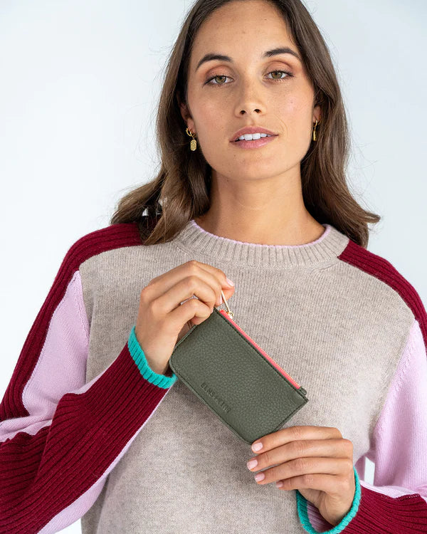 CENTRO WALLET in Khaki by Elms and King