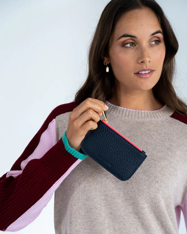 CENTRO WALLET in Navy by Elms and King